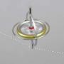 Big Game Toys~Gyroscope Gyro All Metal Stand Spinning Top Toy Science Physics Inertia Box USA