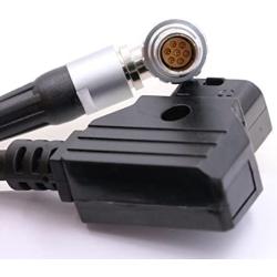 ZBLZGP D-tap to Right Angle 0B 7 Pin Motor Power Cable for TILTA Nucleus-M Wireless Follow Focus