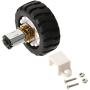 Jutagoss 1Pcs Miniature Gear 200RPM DC 6V Gear Motor with Fixed Frame Coupling Nut Plastic Wheel for DIY Mobile Robot,Smart Cars Project