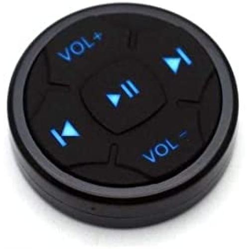 Wireless Bluetooth Media Button Remote Selfie Control Start Siri Car Motorcycle Steering Wheel Music for iPhone