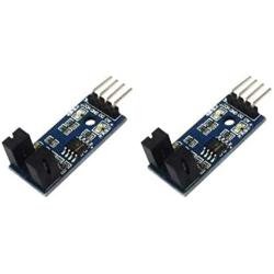 Arduino Compatible Robot Chassis:✨ Comes with Optical Wheel Encoders/Speed Sensors ✨ for Any Small DIY Robot Project. Great Platform / Chassis for Arduino, Raspberry Pi, 2WD Acrylic Chassis