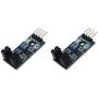Arduino Compatible Robot Chassis:✨ Comes with Optical Wheel Encoders/Speed Sensors ✨ for Any Small DIY Robot Project. Great Platform / Chassis for Arduino, Raspberry Pi, 2WD Acrylic Chassis