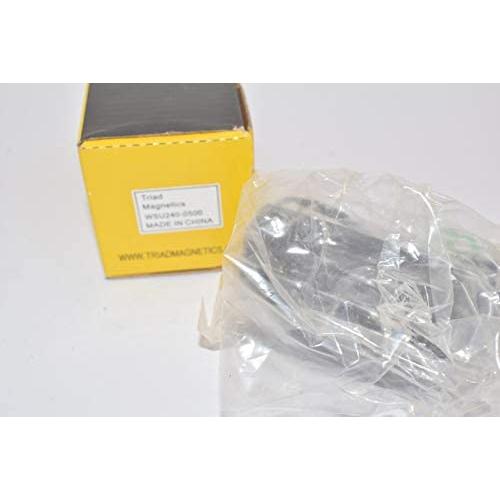 TRIAD MAGNETICS WSU240-0500 AC-DC Converter, External Plug in, 1 O/P, 12W, 24V