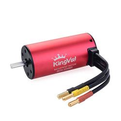 KingVal Replacement 3674 2250KV Waterproof Brushless Motor Shaft 5mm Compatible with 1/8 RC Car