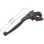 FVRITO Left Brake Clutch handle Lever perch for 196cc 6.5HP Massimo MB200 Baja Heat Warrior MB165 MB200 Hensim TrailMaster Doodle Bug Blitz Dirt Bug 97cc DB30 Motovox MBX10 MBX11 Mini Bike Motorsports