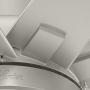 Hunter Fan Company 50718 Overton Ceiling Fan, 72, Matte Nickel