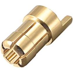 uxcell 6mm Bullets Connector Gold Plated Banana Plugs Male for RC Battery ESC Motor 10pcs