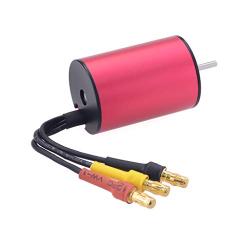 SURPASS HOBBY KK Series 2435 3300KV Waterproof Sensorless Brushless Motor Shaft 2.0mm for 1/16 1/18 RC Car