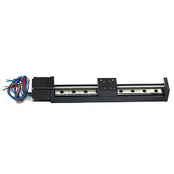 Befenybay 150mm Effective Travel Length Mini Linear Rail Guide Lead Screw T6x1 with NEMA11 Stepper Motor for DIY CNC Router Parts X Y Z Linear Stage Actuator