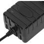 Zunate Universal Power Adapter, 24W 2A 3‑12V Adjustable Voltage Speed Regulation Switching Replacement Power Supply for LCD, LED Light Bar, Motor(Black)