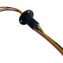 Healcity Slip Ring Collector Ring Rotary Electrical Contact Electrical Slip Ring Joint Rotary Connector (3 Wires 30A Diameter 22mm)