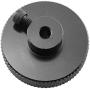 E-outstanding Black Aluminum Alloy Positioning Handwheel with 5mm Diameter Internal Hole for 3D Printer 42 Stepper Motor