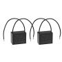 uxcell Ceiling Fan Capacitor CBB61 20uF 250V AC 2 Wires Metallized Polypropylene Film Capacitor 48x38x26mm for Electric Fan Pump Motor Generator 2Pcs