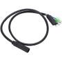 Vifemify Electric Bike Accessories 600mm Motor Convert Extension Cable 9 Pin Conversion Line Waterproof Connector Electric Conversion Kit