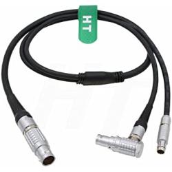 HangTon Digital Motor Run Power Cable for Preston Digital Micro Force to Alexa Camera DM4X DM2 Digital Motor, 14-pin RS 3 pin 7-pin 90cm