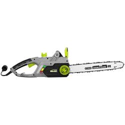 Earthwise CS33016 16-Inch 12-Amp Corded Electric Chainsaw, Green
