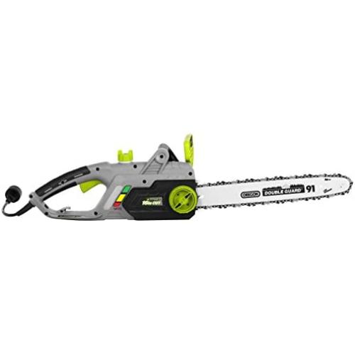 Earthwise CS33016 16-Inch 12-Amp Corded Electric Chainsaw, Green