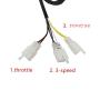 Electric Scooter Bicycle e-Bike e-Scooter Tricycle Motor Throttle Accelerator Have 3-Speed and Reverse Function