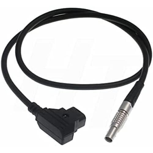HangTon Power Cable for Tilta Nucleus-M Motor P-tap D-tap 0B 7 Pin 80CM for V-Plate Mount Battery