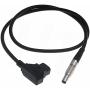 HangTon Power Cable for Tilta Nucleus-M Motor P-tap D-tap 0B 7 Pin 80CM for V-Plate Mount Battery