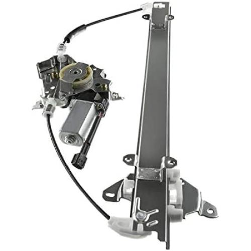 Front Left Driver Side Power Window Regulator with Motor for Nissan Pathfinder Frontier Xterra Suzuki Equator (2-Pins Plug)
