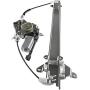 Front Left Driver Side Power Window Regulator with Motor for Nissan Pathfinder Frontier Xterra Suzuki Equator (2-Pins Plug)