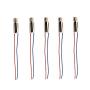 tatoko 6mmx12mm 16 Pcs DC Vibration Motor 3V 11000RPM Powerful Small Electric Motor 2 Wires Miniature Micro Vibrating Motor