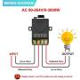 Electop Wireless Remote Control Switch AC 90V-264V, Wireless RF Switch 30A Relay Light Switch with 984ft 328ft Long Range Remote Controls for Outdoor Lighting Dust Collector System Pump Motor Fan etc