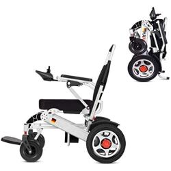 YLFGSLEP Electric Wheelchair 250W Dual Motor 12A, 6AH, 20AH, Battery 360 ° Intelligent Controller Portable Folding Elderly Disabled Electric Wheelchair,20AH