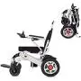 YLFGSLEP Electric Wheelchair 250W Dual Motor 12A, 6AH, 20AH, Battery 360 ° Intelligent Controller Portable Folding Elderly Disabled Electric Wheelchair,20AH
