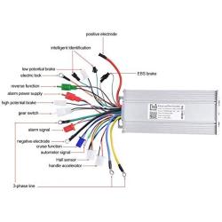 VGEBY1 Brushless Motor Controller, 800W Electric High Brushless Speed Controller for Electric Bike Bicycle