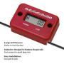 HM1 Inductive Hour Meter for Gas Engine Lawn Mower Dirt Bike Motorcycle Motocross Snowmobile Karting Marine ATV Boat Outboard Motor Generator Waterproof Hour Meters
