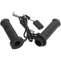 NTHREEAUTO 7/8 Handlebar Heated Grips Universal Motorcycle Hand Grip Compatible with Harley Honda Kawasaki Yamaha Dirt Bike ATV