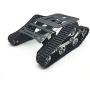 Vehicles-OCS 2018 DIY STEM Education Assembled Smart Car Platform Tracked Robot Metal Aluminium Tank Chassis Powerful Dual DC 12V Motor