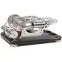 Sunnytech Hot Air Stirling Engine (2-Cylinder) Colourful LED Flywheels Education Toy Electricity Power Generator M14-22-D Sunnytech Hot Air Stirling Engine (2-Cylinder) Colourful LED Flywheels Education Toy Electricity Power Generator M14-22-D