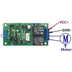 Anntem Wireless Remote Control Switch 433mhz rf Transmitter and Receiver kit dc12v Motor Transfer Starter Battery Power Small Motor Forward+Reverse+Stop Steering Remote Control Controller