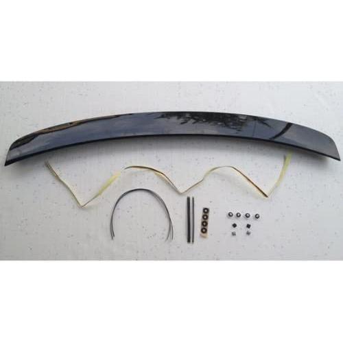 Kia Motors Genuine Rear Trunk Lip Spoiler PAINTED 1-pc Set For 2009 2010 Kia Forte : Cerato (3D - Bright Silver)