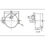 Turntable Synchron Motor, AC 220-240V Synchronous Geared Motor 4W 1Pc CCW/CW Geared Motor for Electric Fan, Handicrafts (4#)