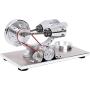 Sunnytech Hot Air Stirling Engine Motor Electricity Generator Educational Colorful LED SC (SC011)