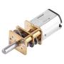 DC 6V Gear Box Reversible High Torque 1:1000 Toy Car Reduction Electric Motor with Output Shaft (10RPM)