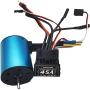 Flycolor 3650 3000KV Waterproof Brushless Motor and 45A ESC Combo Set for 1/10 RC Car Truck