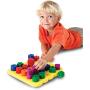Learning Resources Stacking Shapes Pegboard, Toddler Pegboard, Stacking Pegboard Set, Fine Motor Toy, 27 Piece Set, Ages 2+
