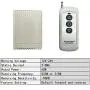 JQDML Remote Controller for 12V/24V Linear Actuator Rated Power 60W Color White Applicable to DC Motor