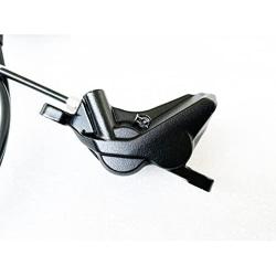 CONHIS Motor Ebike 4 Piston Hydraulic disc Brake Sets Four Piston Caliper Hydraulic Disc Brake for Bafang mid Drive or Normal Kits