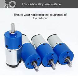 DC Gear Motor, Electric D Shaped Output Shaft Gear Motor 12V High Conductivity High Torsion for Digital Products(533RPM 1: 22.5)