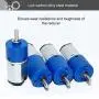 DC Gear Motor, Electric D Shaped Output Shaft Gear Motor 12V High Conductivity High Torsion for Digital Products(533RPM 1: 22.5)