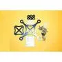 Vehicles-OCS DIY Mini 120mm Carbon Fiber Mini FPV Quadcopter Frame 8520 Motor Rack 2mm Thickness for 720 Coreless Motor F3 Flight Controller