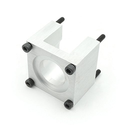 Nema23 Stepper Motor Mount Base 57 Stepping Motor Bracket Clamp Support Holder with 4pcs Installation Screws Aluminium Oxide for CNC Router Machine