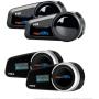 2 Pack FX6 + 2 Pack FX6S Motorcycle Bluetooth Intercom Headset 6 Riders Group Helmet Communication System with FM Usable While Charge Universal Connection with Other Brands Motorcycle Intercom