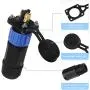 Trolling Motor Plug Receptacle Set, 12V/24V/ 36V/48V Plug for Trolling Motor/ Down Rigger/Fishing Reel,Waterproof Marine Boat DC Power Connector
